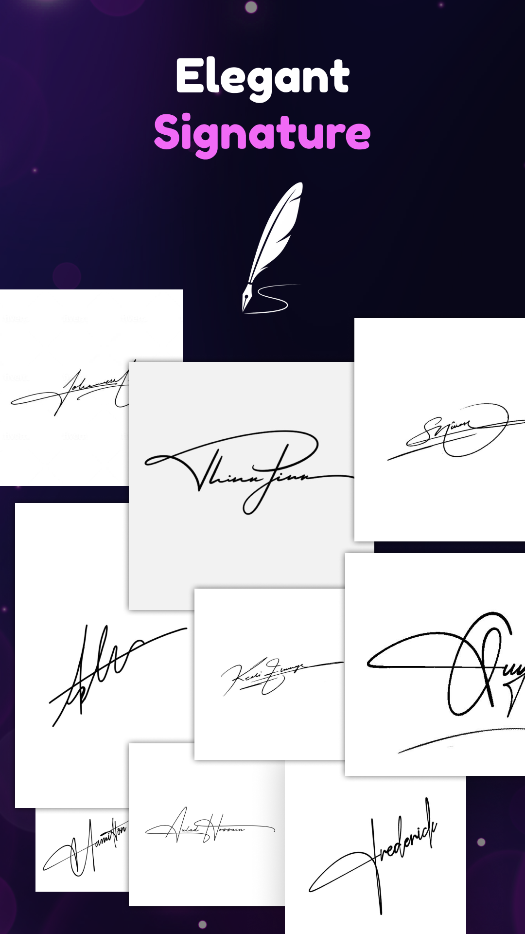 Elegant signature creator